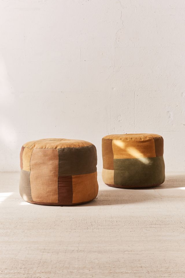 Patched Pouf #2