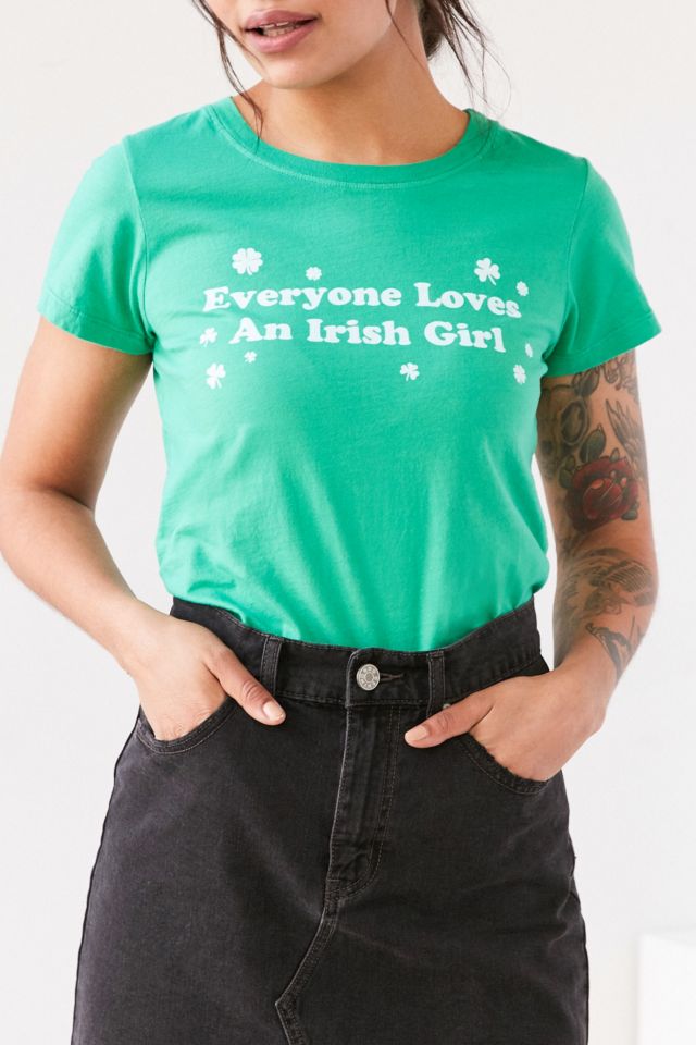 T-shirt Everyone Loves An Irish Girl Truly Madly Deeply #2