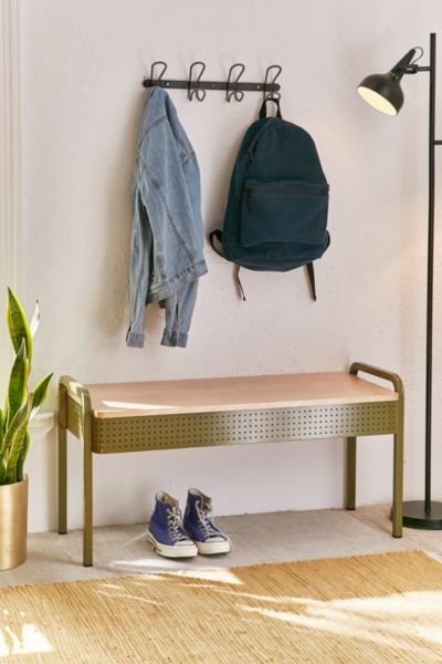 Jonah Perforated Storage Bench | Urban Outfitters