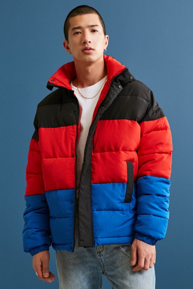 UO Striped Puffer Jacket #1