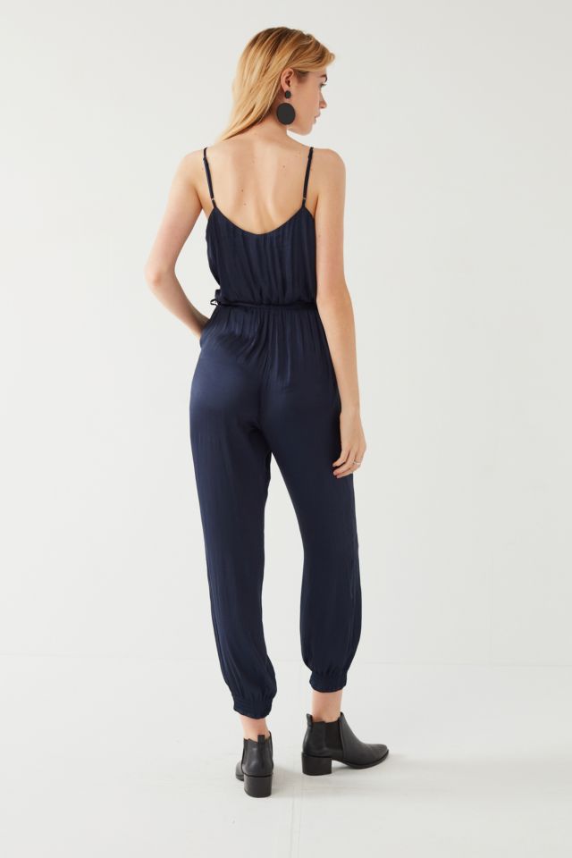 Bardot Paloma Satin Surplice Jumpsuit #3