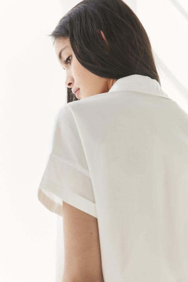 Silence + Noise Popover Collared Blouse #1
