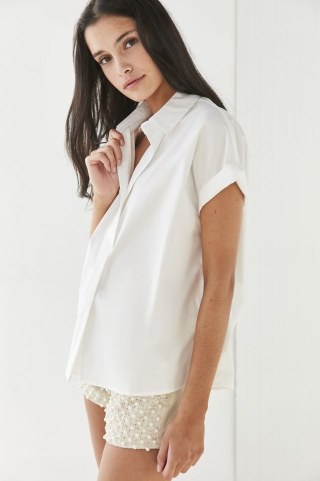 Silence + Noise Popover Collared Blouse #2