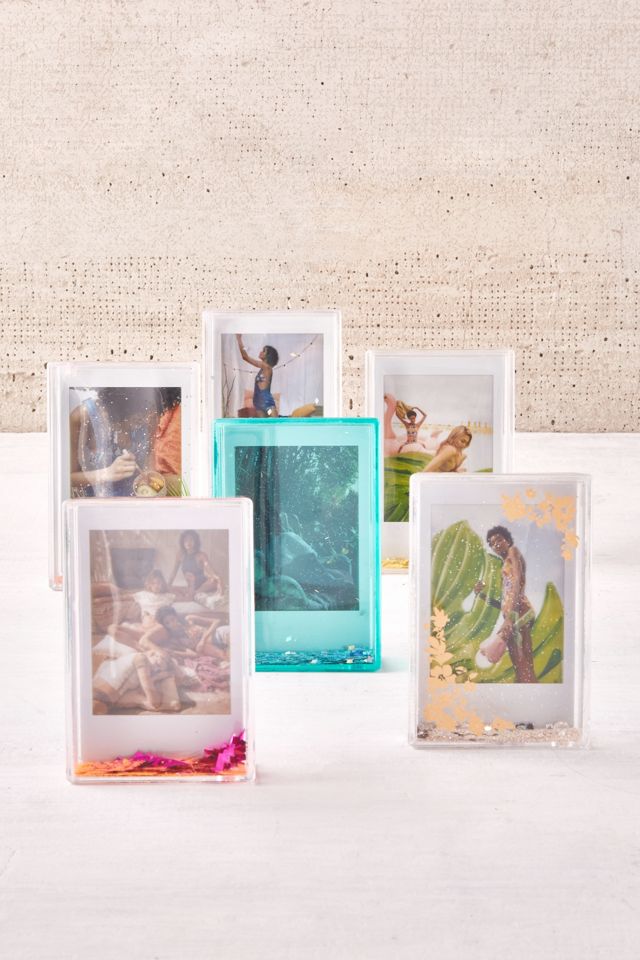 Mini Instax Green Glitter Picture Frame Urban Outfitters