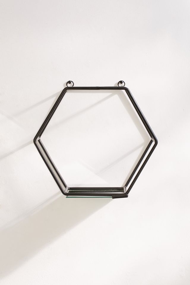 Arabella Hexagon Mirror Shelf #4