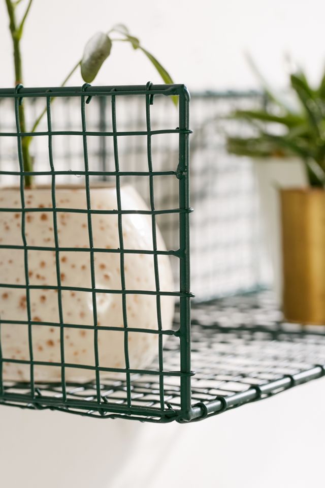 Caleb Wire Grid Wall Shelf Urban Outfitters