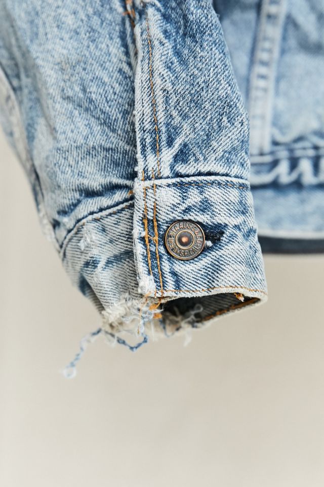 Vintage Levi's Flannel-Lined Denim Trucker Jacket #2