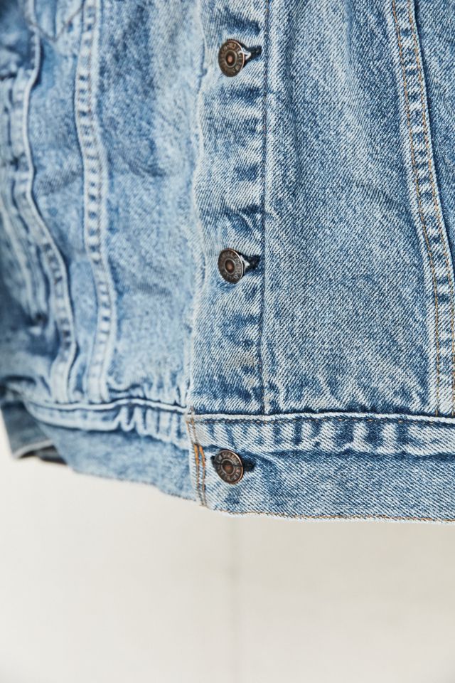 Vintage Levi's Flannel-Lined Denim Trucker Jacket #3