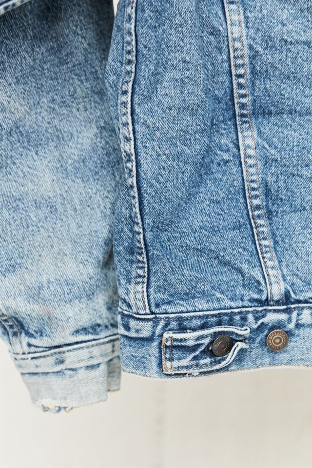 Vintage Levi's Flannel-Lined Denim Trucker Jacket #5