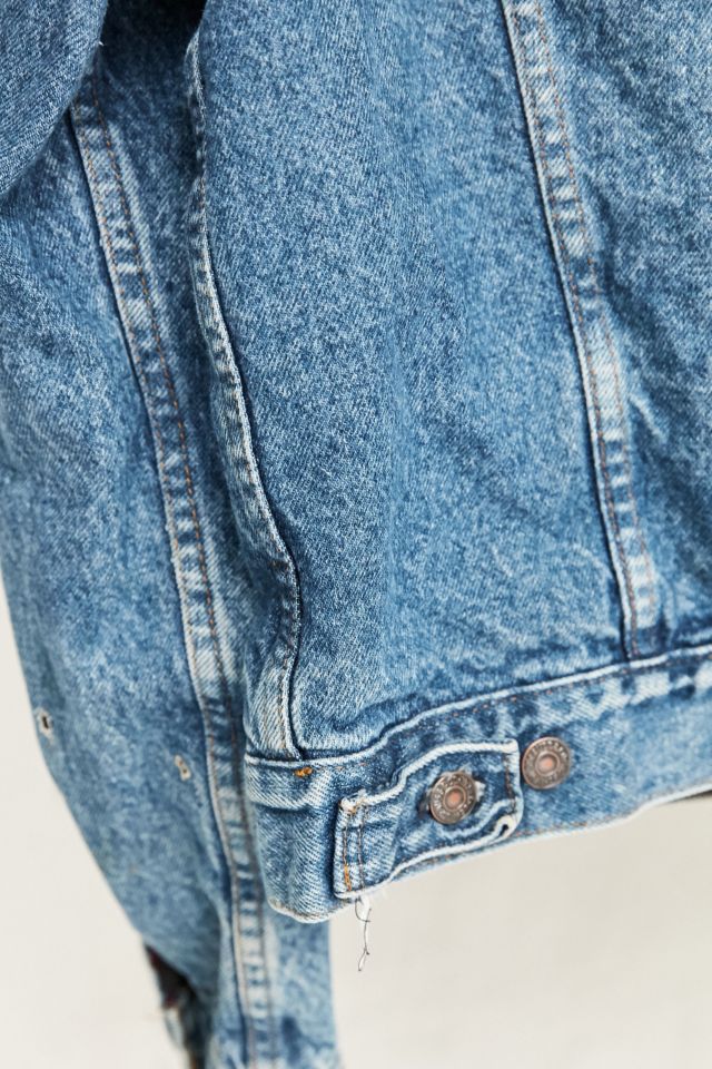Vintage Levi's Flannel-Lined Denim Trucker Jacket #1