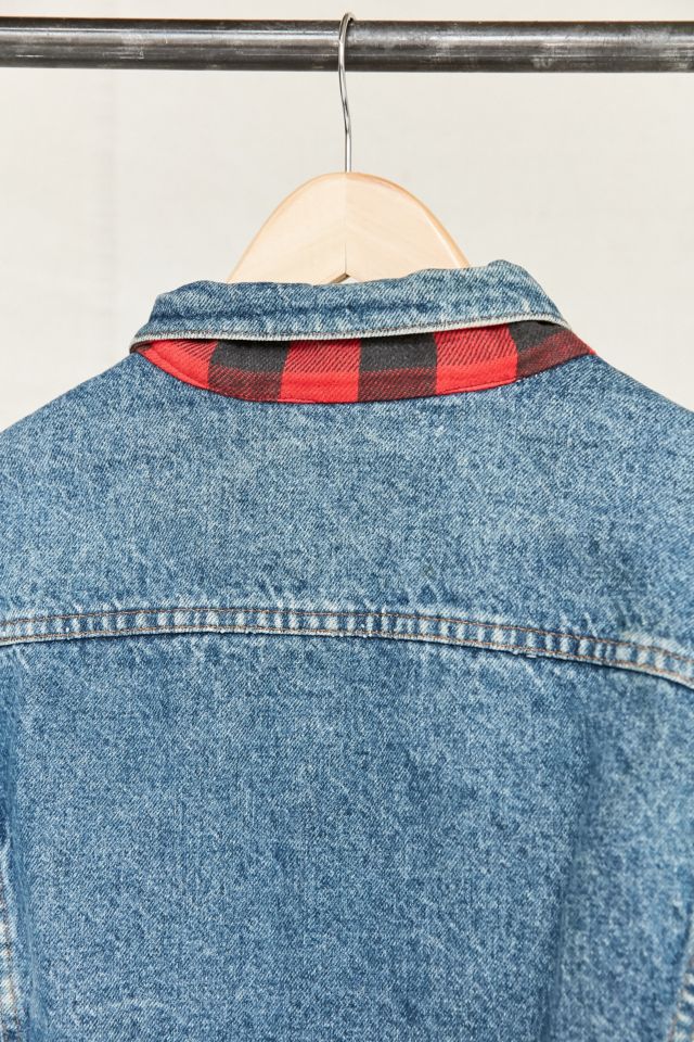 Vintage Levi's Flannel-Lined Denim Trucker Jacket #2