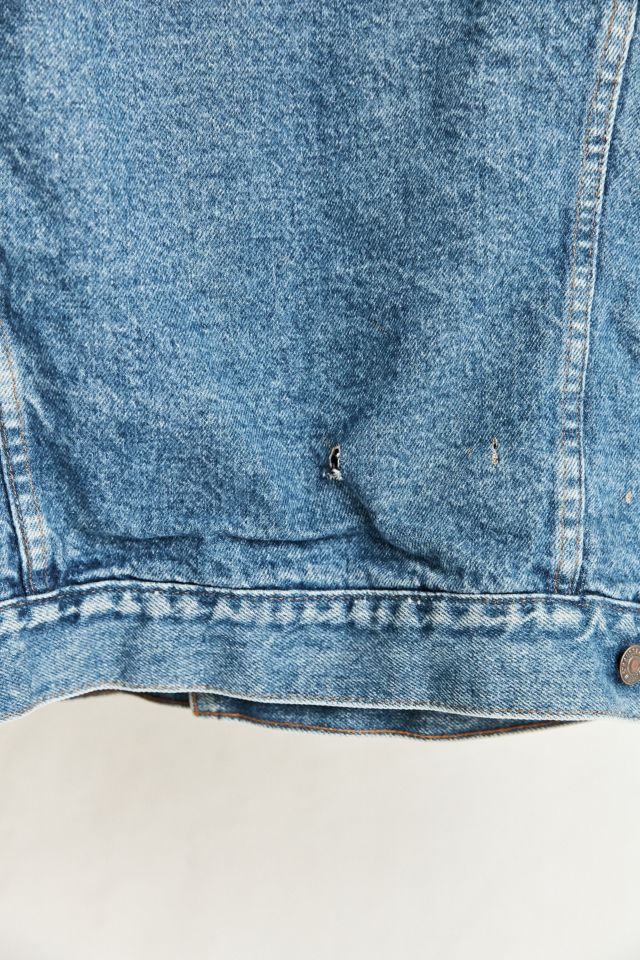 Vintage Levi's Flannel-Lined Denim Trucker Jacket #5