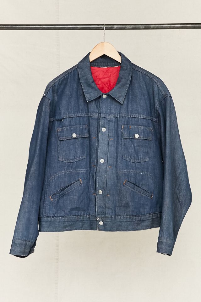 Vintage QuiltLined Denim Workwear Jacket Urban Outfitters