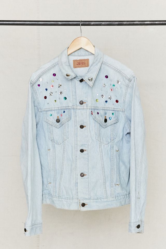 Womens Jacket Levis Studded Dad Trucker Jacket Levis Studded Dad