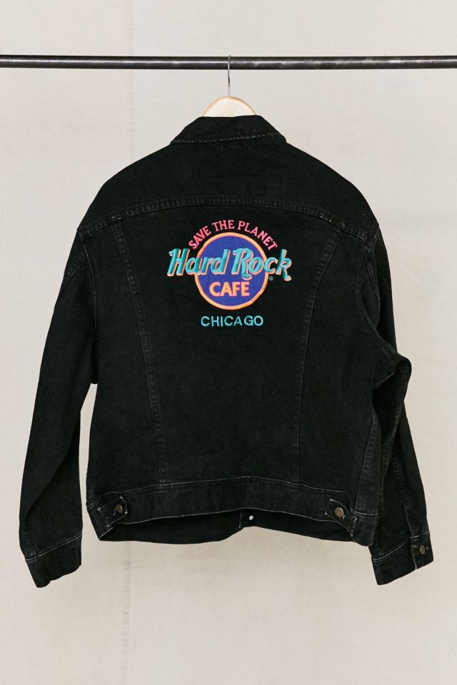 Vintage hard rock on sale cafe denim jacket