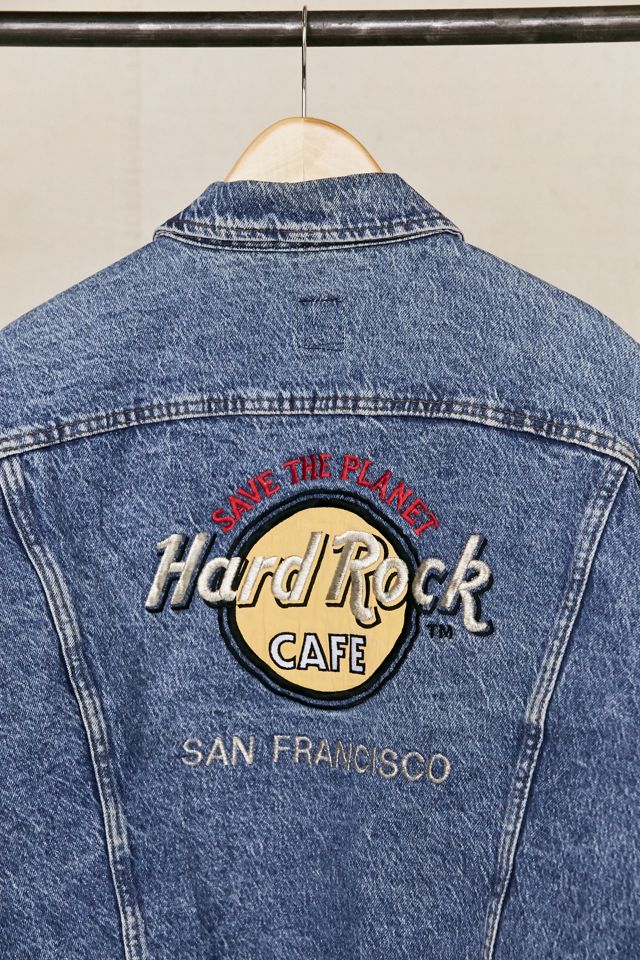 Hard Rock Cafe 背面刺繍 レザージャケット サンフランシスコ Hard