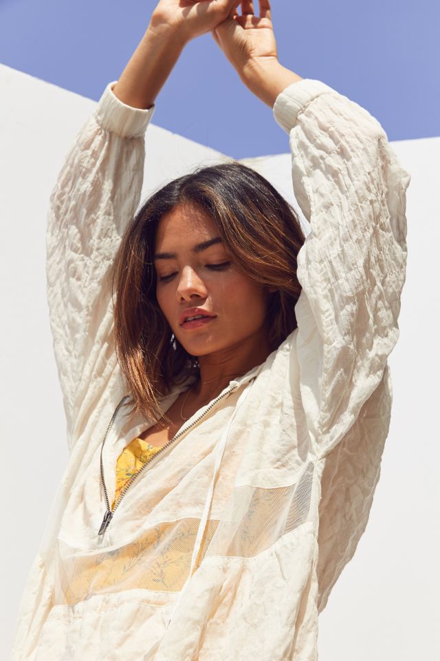 Silence + Noise Sport Zip Popover Top #1