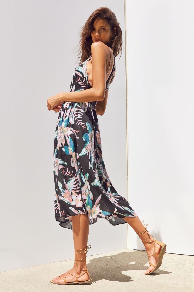 Kimchi Blue Bermuda Nights Hook + Loop Midi Dress #2