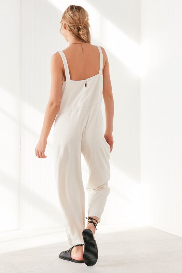 Silence + Noise Square Neck Linen Jumpsuit #3