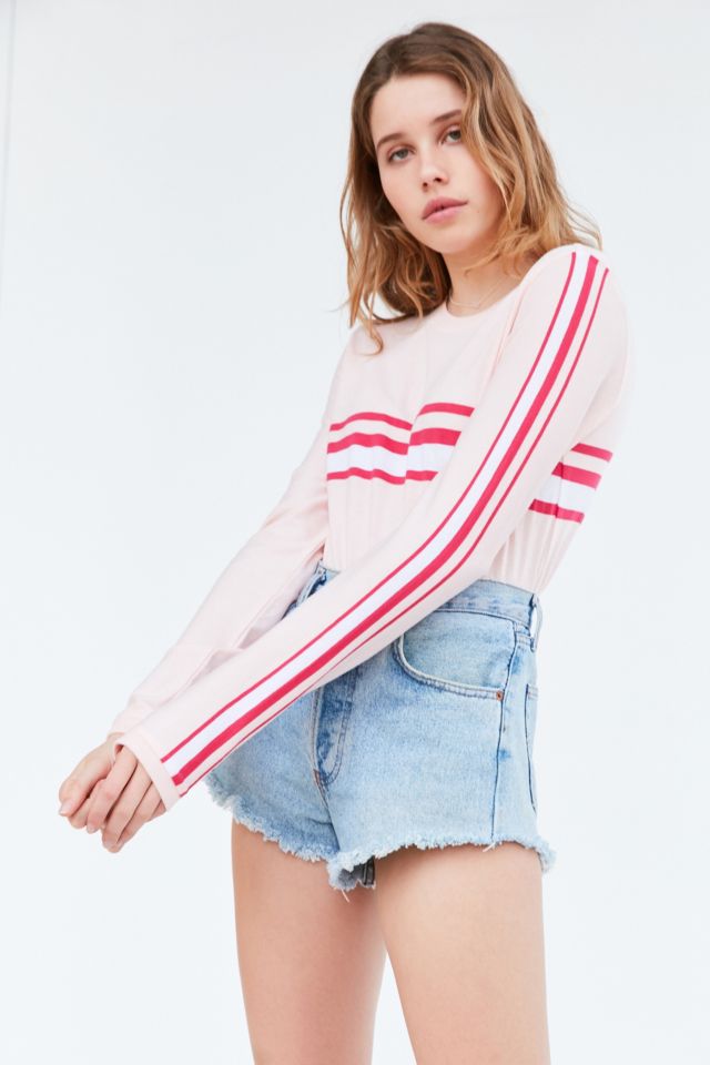 BDG Placement Stripe Long-Sleeve Tee #5