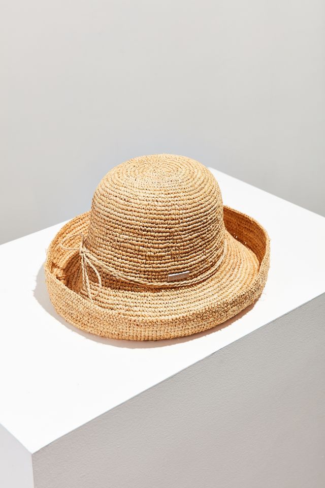 San Diego Hat Company Raffia Blossom Bucket Hat #1