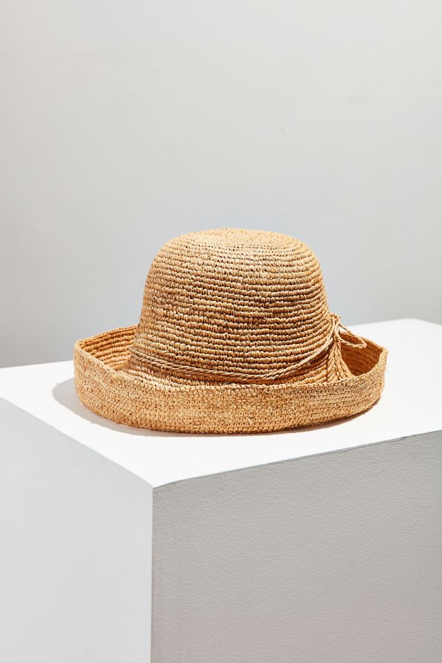 San Diego Hat Company Raffia Blossom Bucket Hat #3