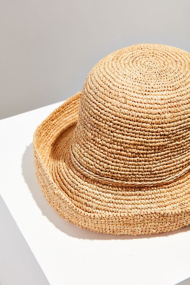 San Diego Hat Company Raffia Blossom Bucket Hat #4