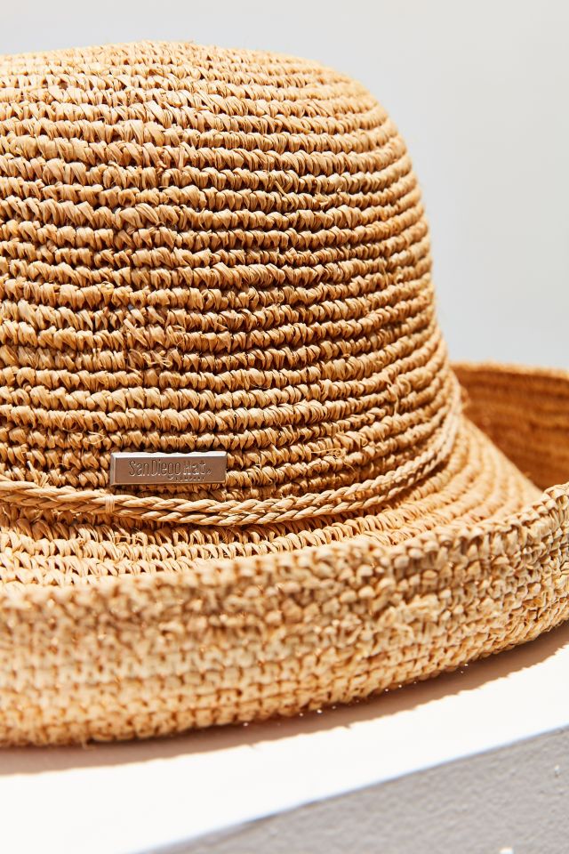 San Diego Hat Company Raffia Blossom Bucket Hat #5