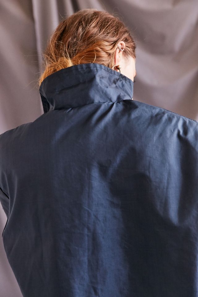 Vintage Faux Fur Lined Moto Windbreaker Jacket #5