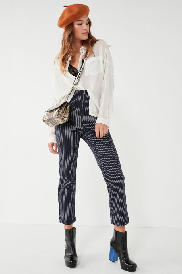 BDG Striped Twill Button-Down Shirt #1