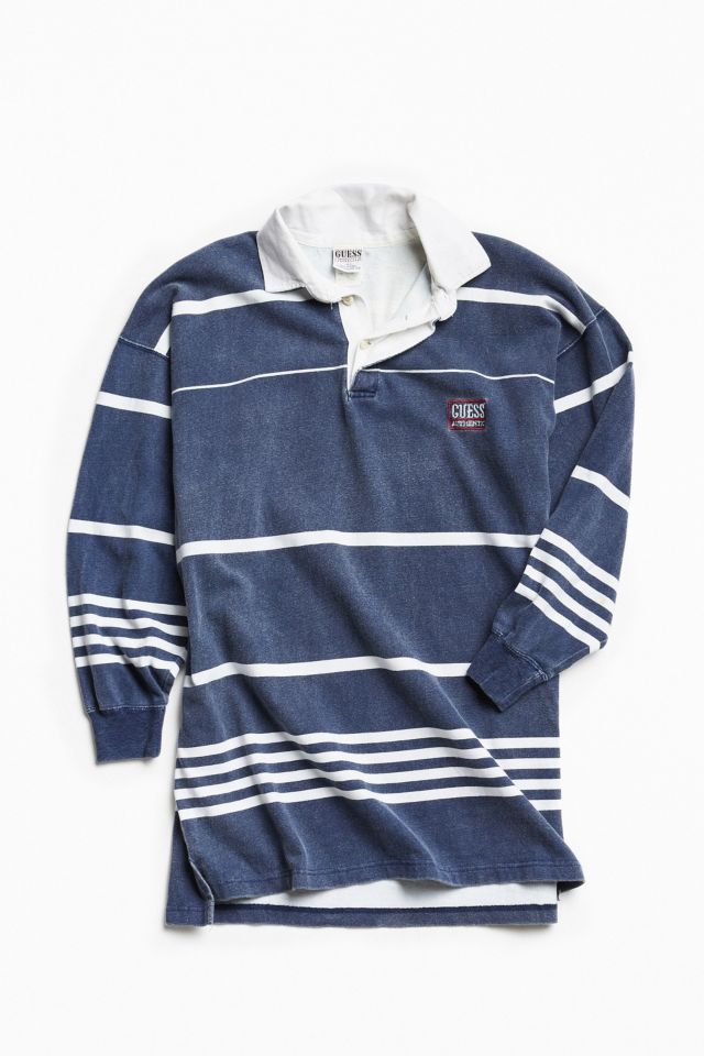 Vintage GUESS Striped Rugby Shirt Urban Outfitters Canada