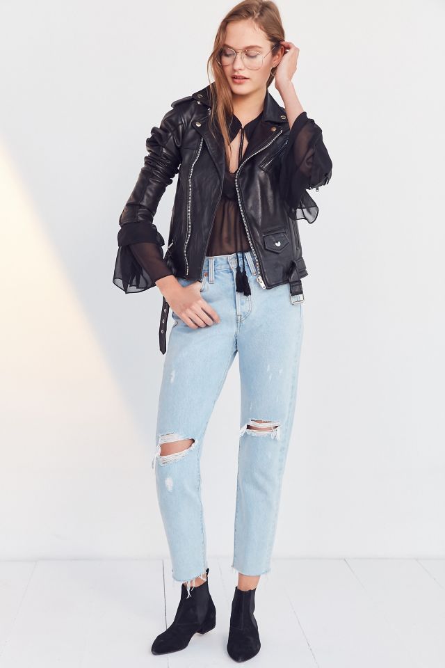 Ecote Chiffon Bell Sleeve Top #2