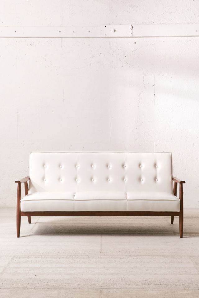 Joaquin Faux Leather Sofa #2