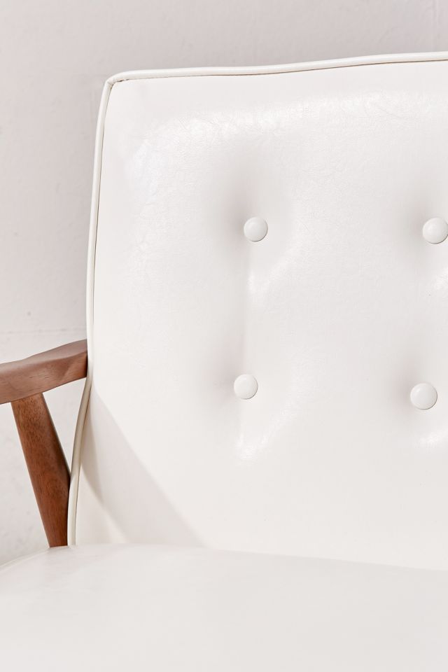 Joaquin Faux Leather Sofa #5
