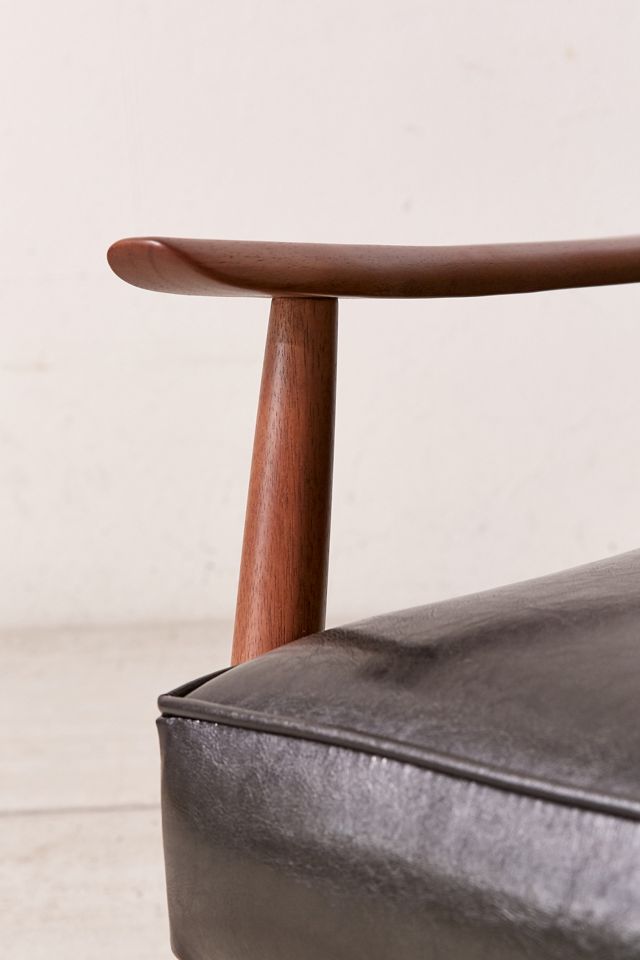 Joaquin Faux Leather Arm Chair #5