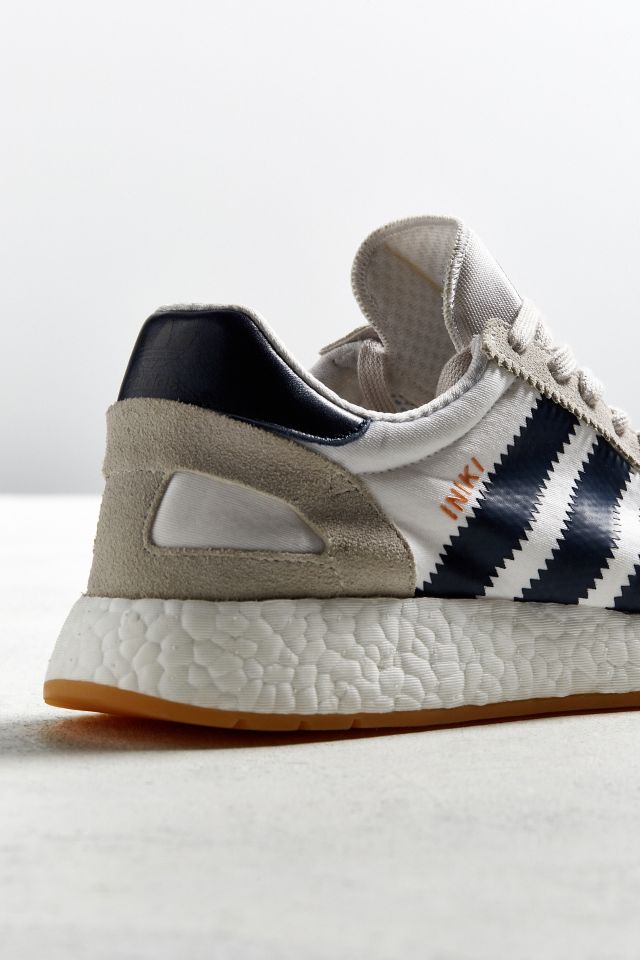 adidas Iniki Navy + Taupe Runner Sneaker #4
