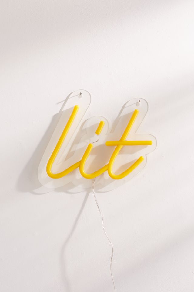 Lit Neon Sign #1