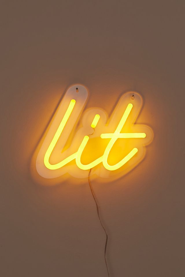 Lit Neon Sign #2