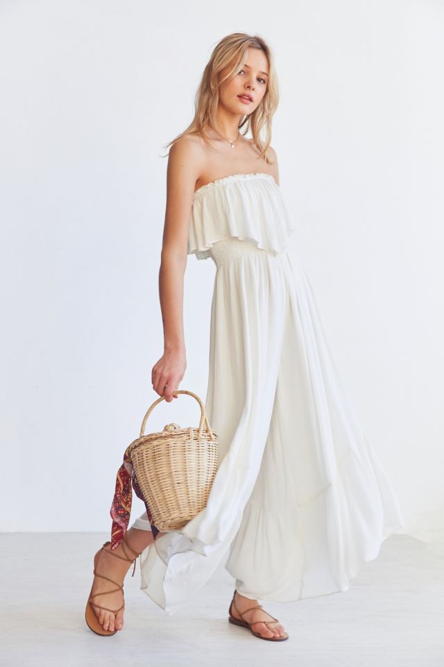Kimchi Blue Strapless Ruffle Jumpsuit #4