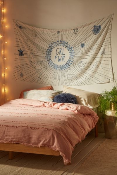 Girl power tapestry 2025