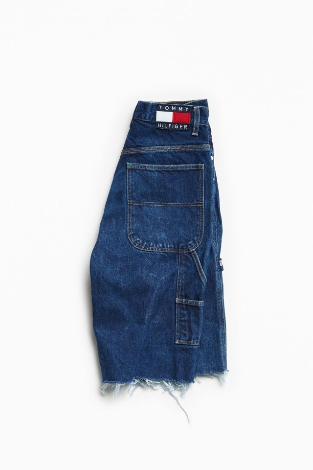 Vintage Tommy Hilfiger Cutoff Denim Skate Short #1