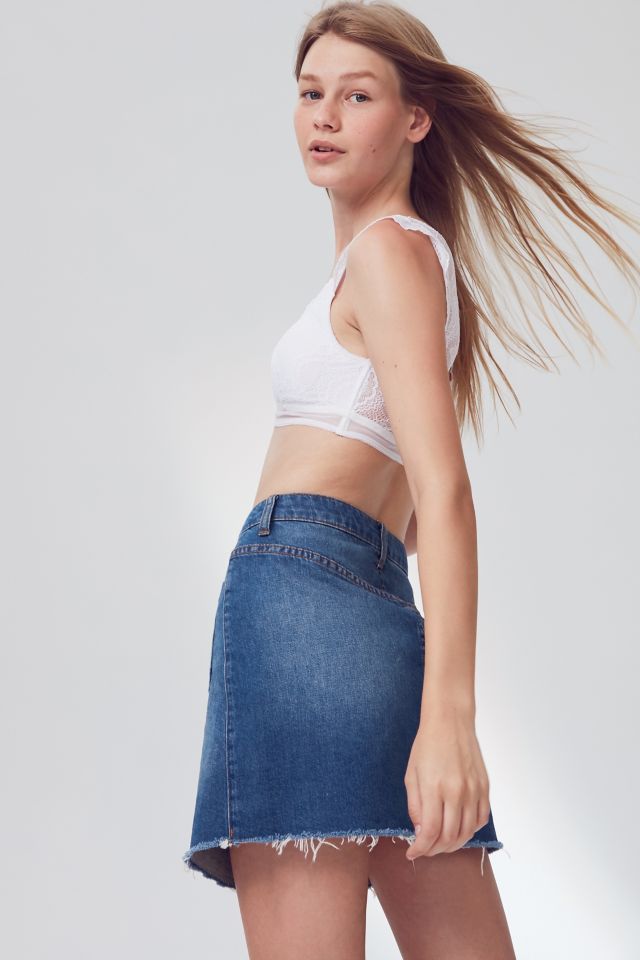 BDG Button-Front Denim Mini Skirt #4