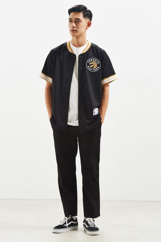 Mitchell & Ness Toronto Raptors Mesh Button Front Jersey | Urban Outfitters
