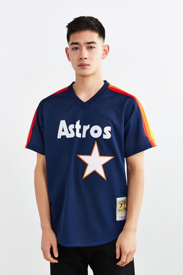 Authentic Mitchell & Ness Houston Astros #5 Baseball Jersey