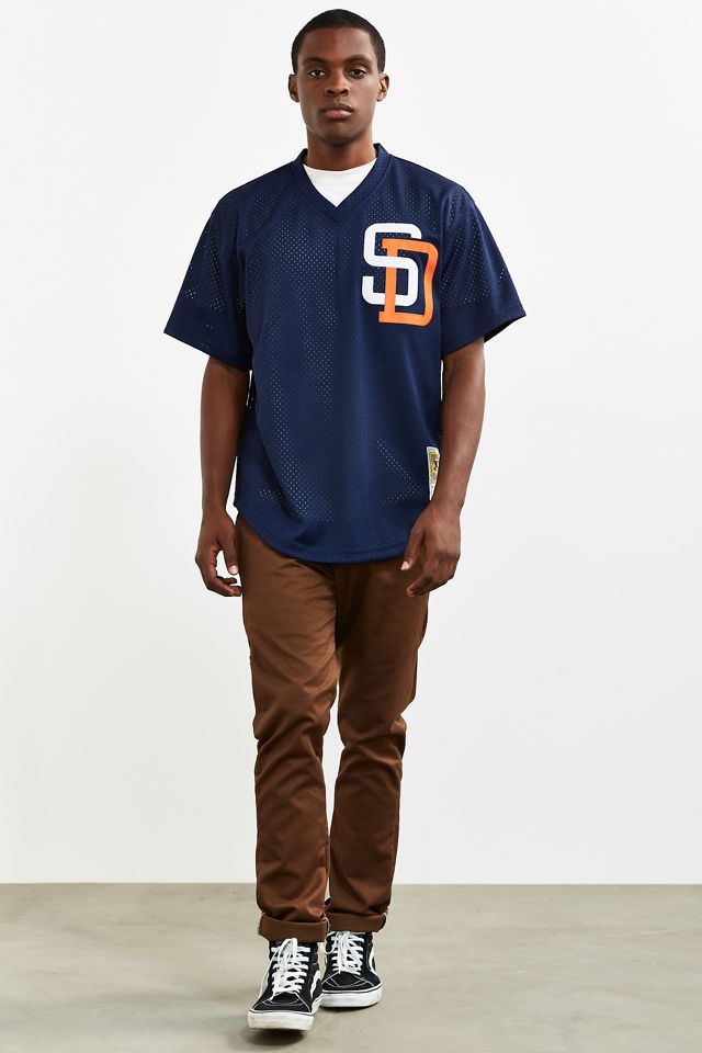 Mitchell & Ness San Diego Padres Franchise Player Henley Jersey