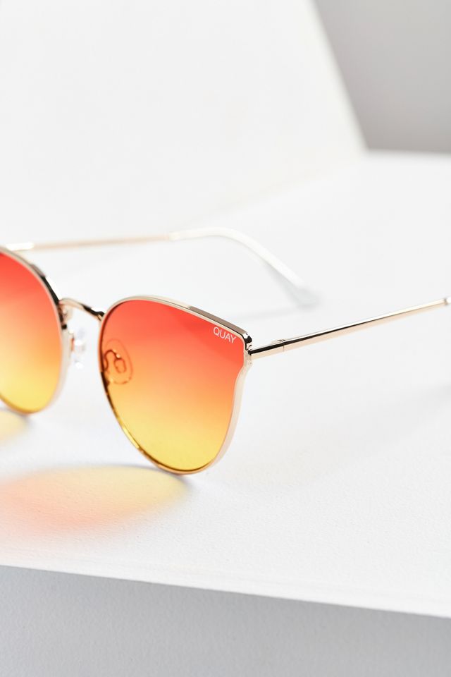 QUAY X Love Island Glow Up 55mm Cat Eye Sunglasses⭐️ 42249284_080_b main image 3