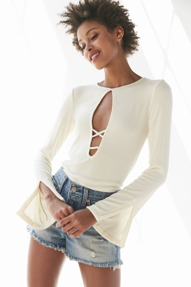 Project Social T Grace Strappy Plunging Top #3