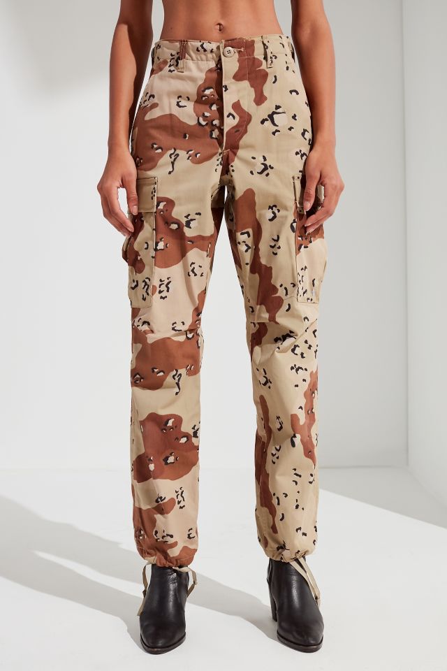 Vintage Stonewashed Tan Camo Surplus Pant #3