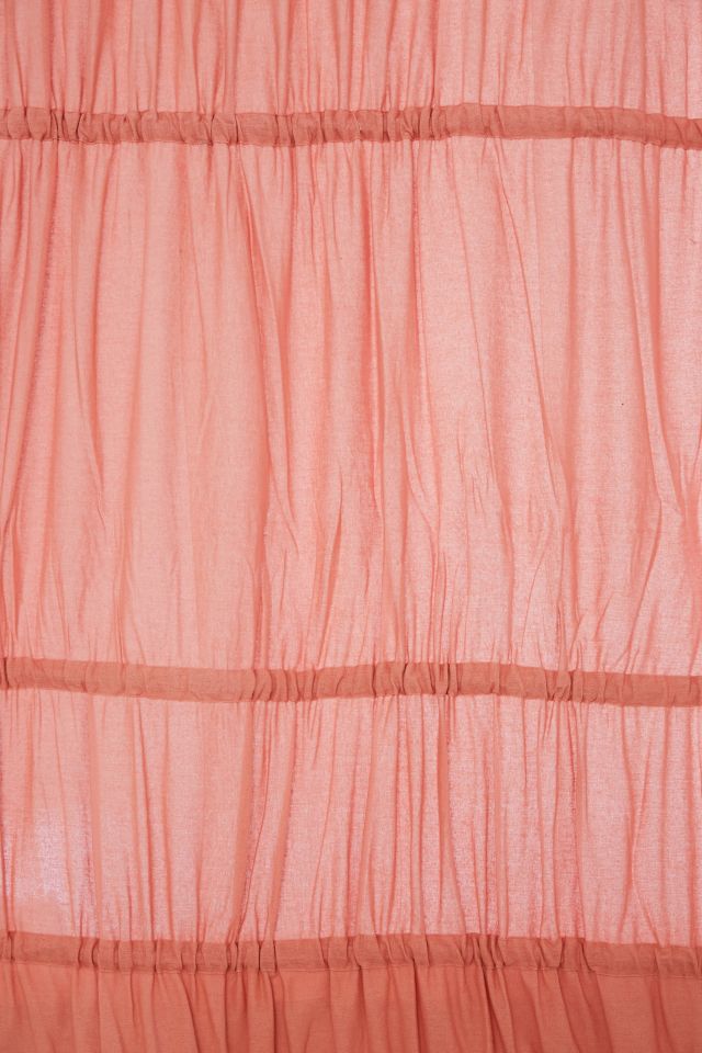 Rayna Tiered Ruffle Tie-Side Shower Curtain #1