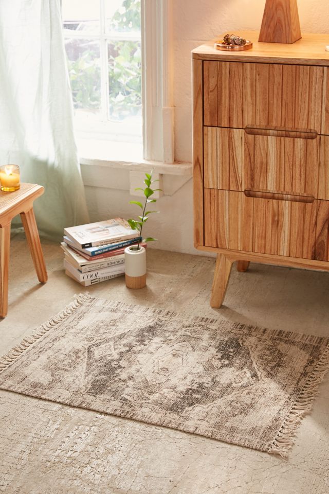 Tapis en chenille imprimé Zelda Kilim #4